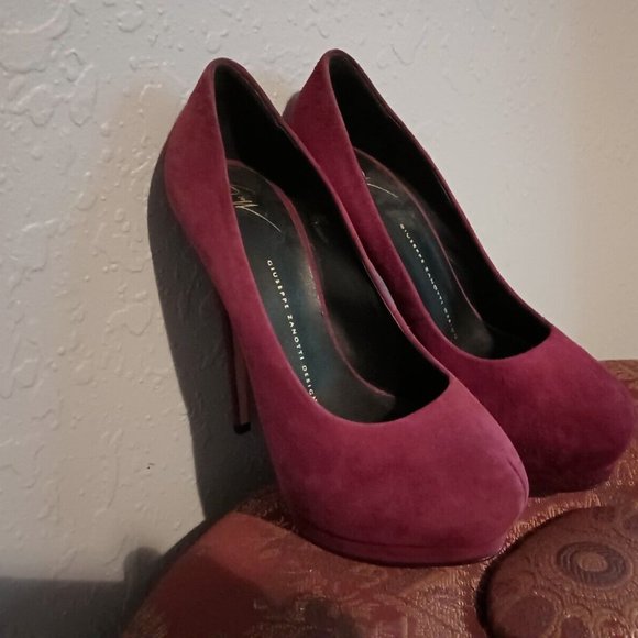 GIUSEPPE ZANOTTI DESIGN stiletto Platform High Heel Womens Shoes 8 NEW - Picture 4 of 7